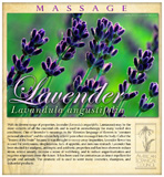 Lavender massage