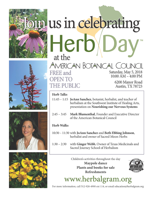 Herbal Talks and Plant Sale at American Botanical Garden